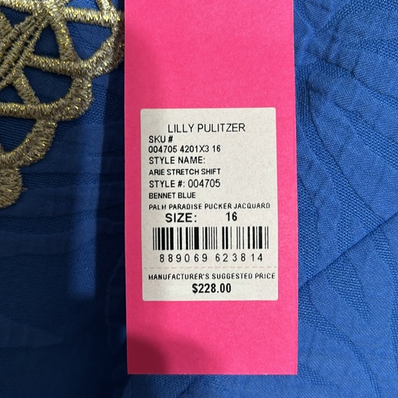 Lilly Pulitzer Arie Stretch Shift dress. NWT. - Picture 5 of 5